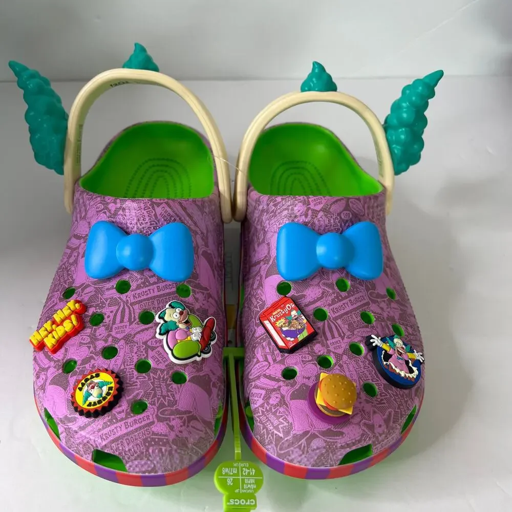 Crocs x The Simpsons Krusty the Clown Unisex  Classic Clog Size 9M /W11